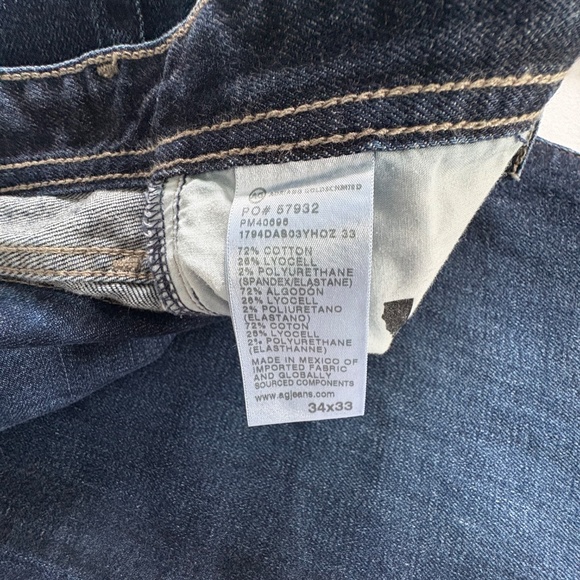 Adriano Goldschmied AG-ED Men's Denim Everett Slim Straight - Size 34x33. - Picture 4 of 8